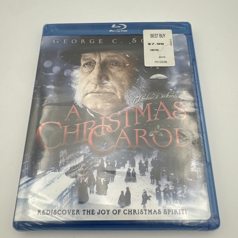 A Christmas Carol (Blu-ray, 1984) George C Scott - NEW SEALED OOP